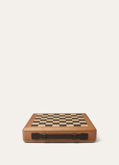 THE SUITCASE STRIPE INTARSIA CHESS BOARD