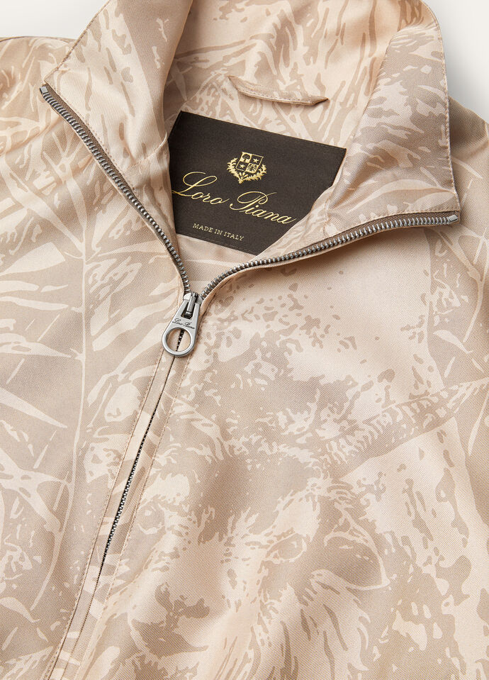 LORO PIANA BOMBER RAINFOREST PRINT SILK WR_FAP1108_T1P6_3