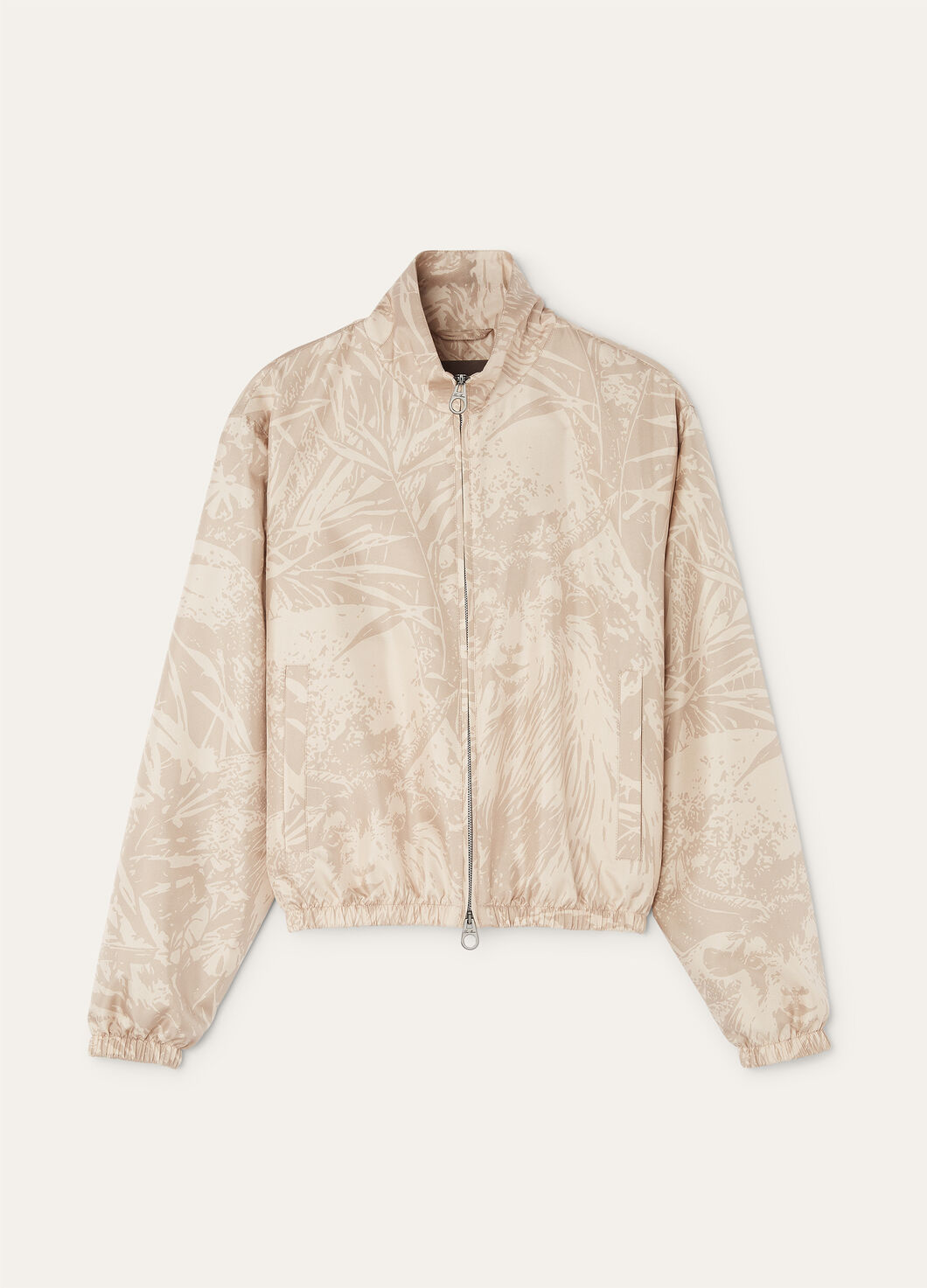 LORO PIANA BOMBER RAINFOREST PRINT SILK WR_FAP1108_T1P6_1