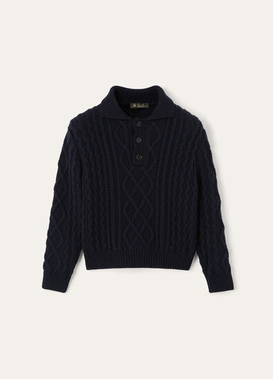 BAYSIDE POLO SWEATER WOOL GG 5