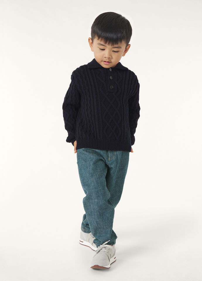 BAYSIDE POLO SWEATER WOOL GG 5_FAP1130_W000_2