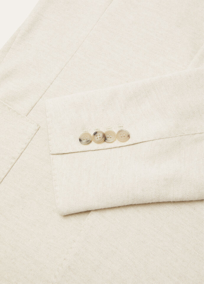 SWEATER NOTCH SB JACKET LINEN WOOL PIQUE_FAP1160_A0KR_8