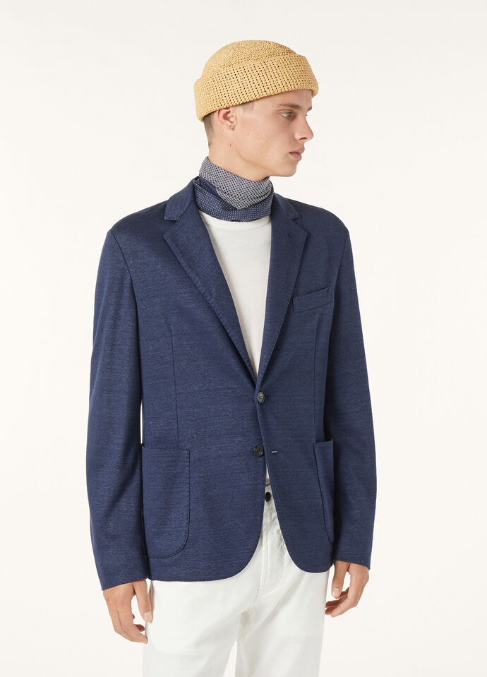 SWEATER NOTCH SB JACKET LINEN WOOL PIQUE_FAP1160_W1DR_3