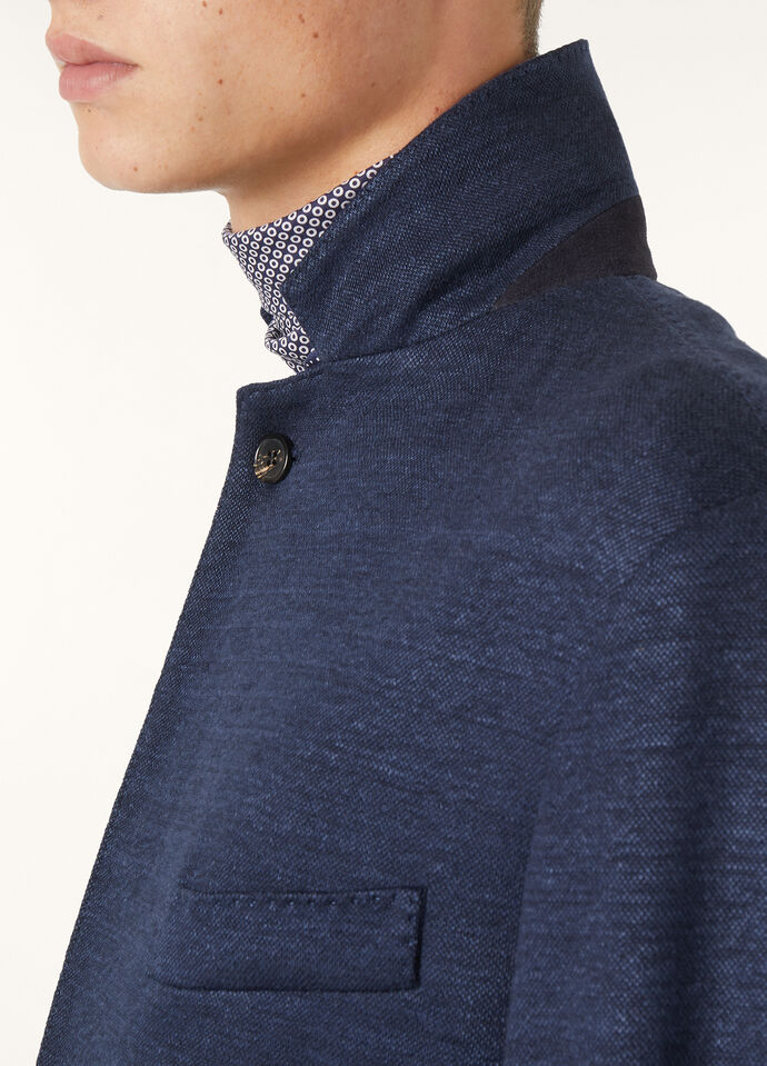 SWEATER NOTCH SB JACKET LINEN WOOL PIQUE_FAP1160_W1DR_2
