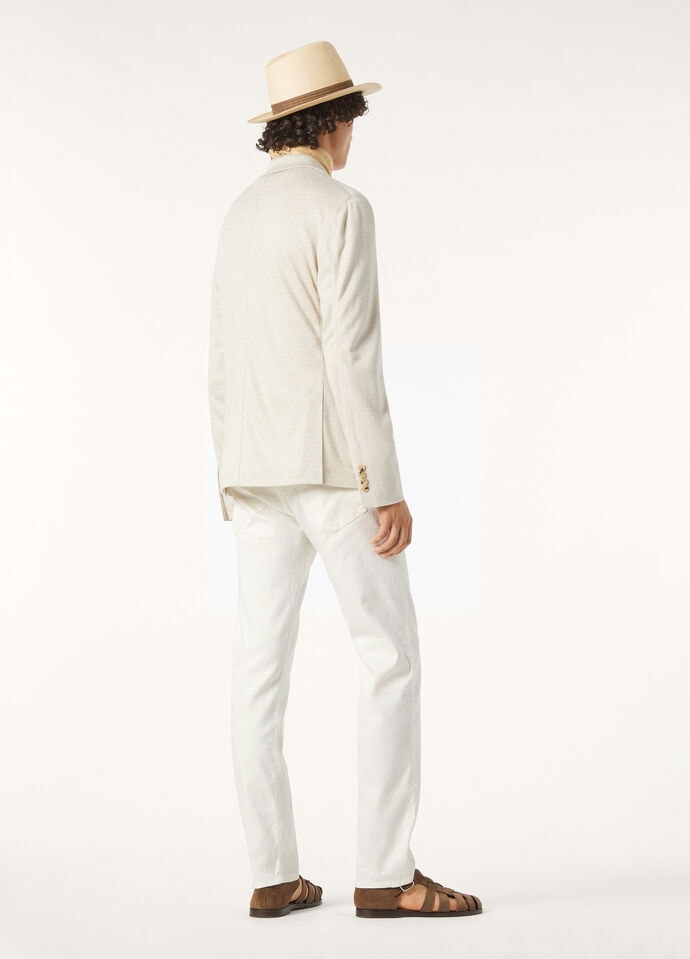 SWEATER NOTCH SB JACKET LINEN WOOL PIQUE_FAP1160_A0KR_4