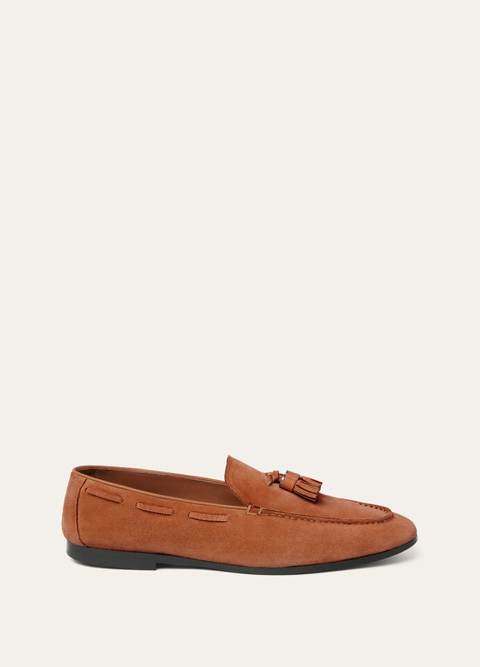 FRANCIS TASSEL WALK LOAFER SUPPLE SUEDE_FAP1178_P0B4_41_2