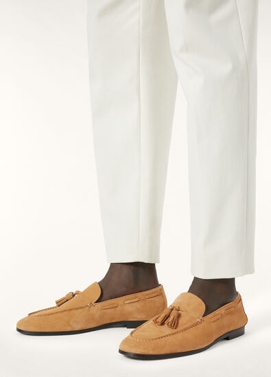 FRANCIS TASSEL WALK LOAFER SUPPLE SUEDE