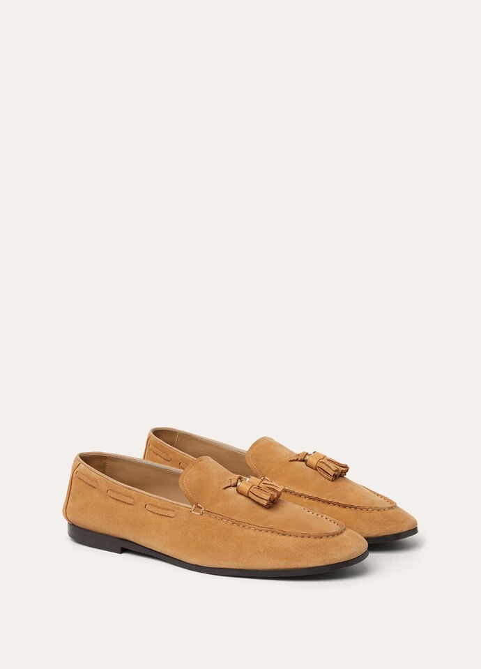 FRANCIS TASSEL WALK LOAFER SUPPLE SUEDE_FAP1178_H0VT_44_3