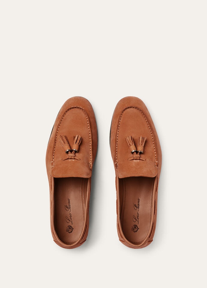 ローファー・オックスフォード LORO PIANA FRANCIS WALK LOAFERS Francis Walk Loafer Calfskin Red Caramel | Loro Piana US