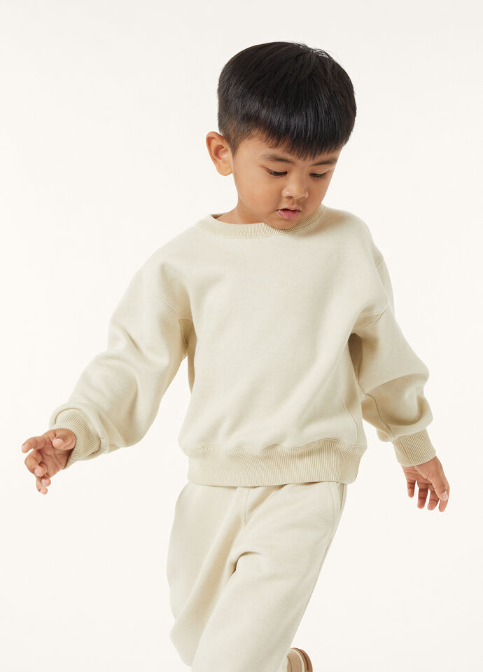 VIERA KID CREWNECK JERSEY LUXURY FLEECE_FAP1205_A0DV_4