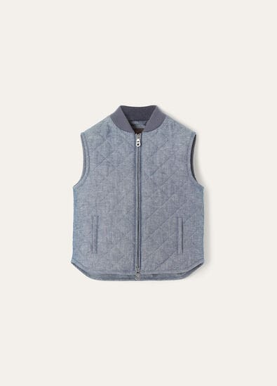 MILTO VEST TECNO INDIOLINO DENIM