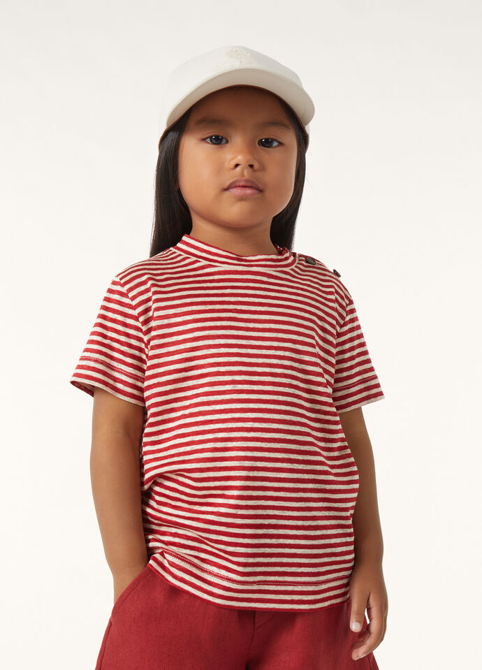 CREMIA KID T-SHIRT NARROW STRIPE_FAP1254_F6PM_3