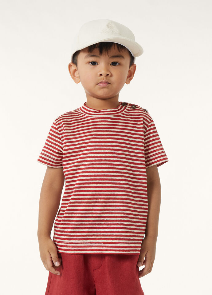 CREMIA KID T-SHIRT NARROW STRIPE_FAP1254_F6PM_4
