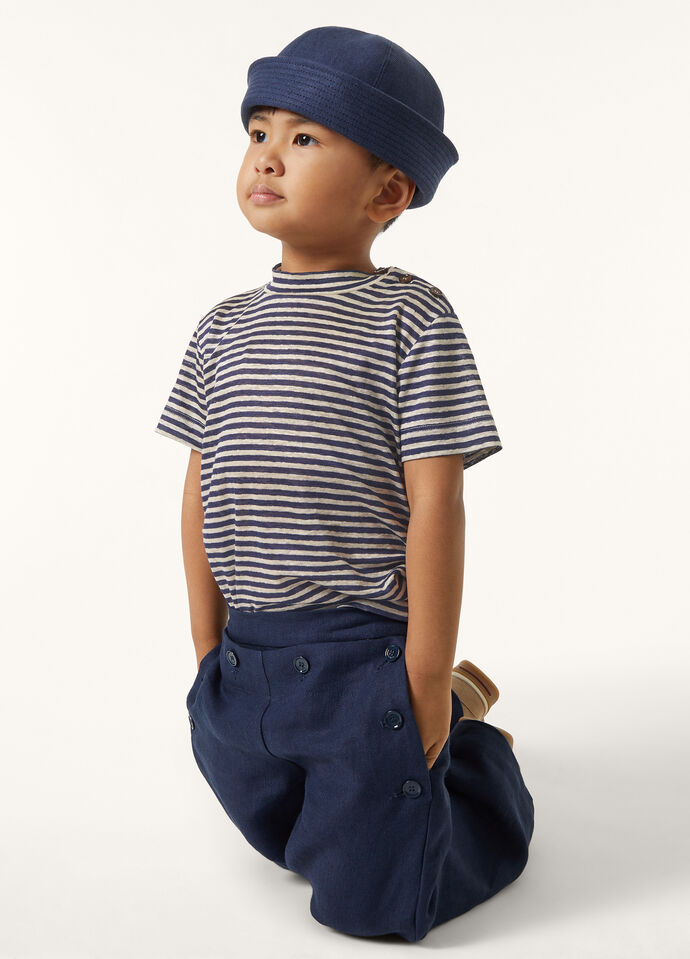 CREMIA KID T-SHIRT NARROW STRIPE_FAP1254_F6PL_4