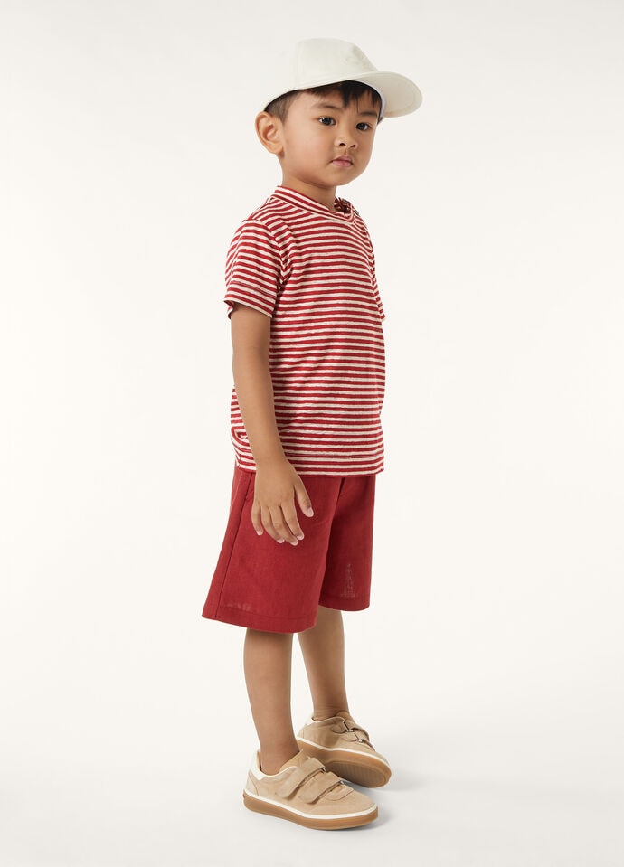 CREMIA KID T-SHIRT NARROW STRIPE_FAP1254_F6PM_2