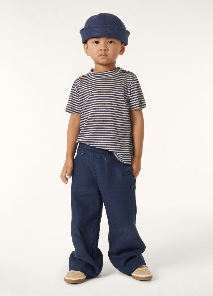 CREMIA KID T-SHIRT NARROW STRIPE_FAP1254_F6PL_2