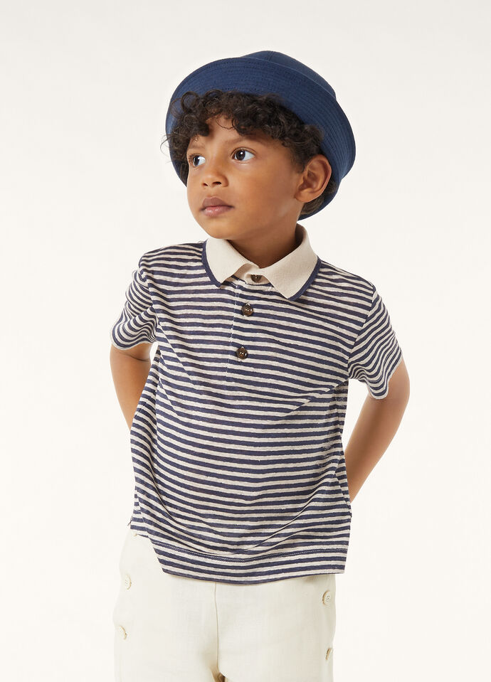 CREMIA KID POLO NARROW STRIPE_FAP1255_F6PL_4