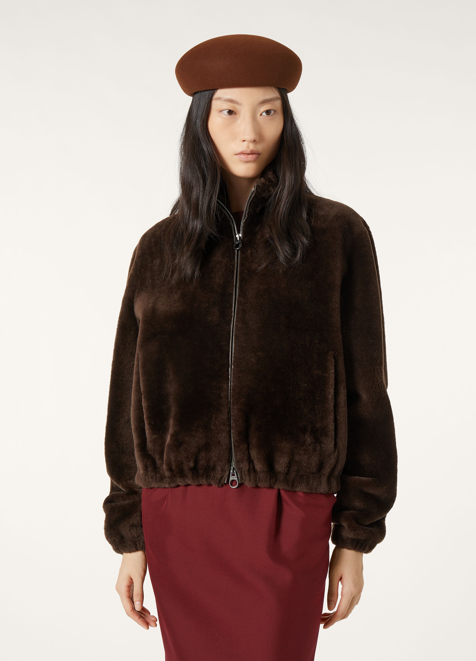 LORO PIANA BOMBER MERINO SHEARLING