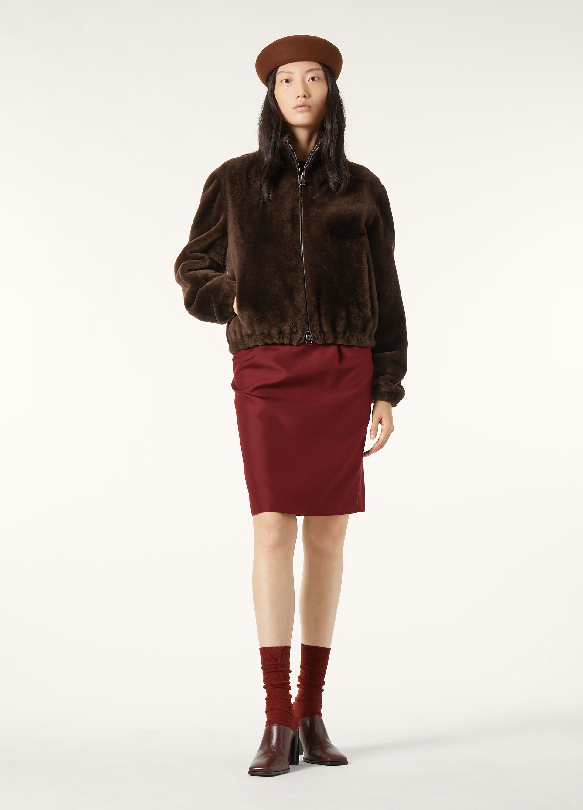 LORO PIANA BOMBER MERINO SHEARLING