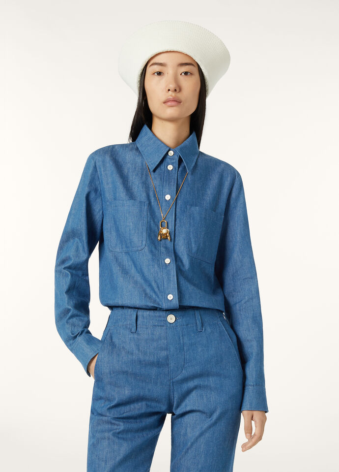 EDDA SHIRT LINEN CHAMBRAY_FAP1331_W1CV_3