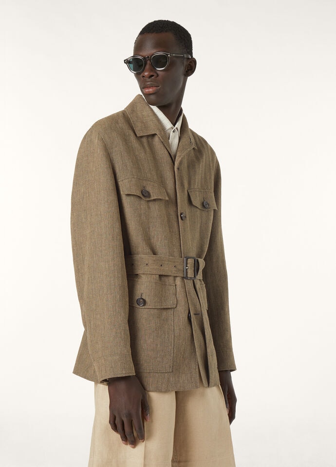 EDMORE FIELD JACKET LINEN CREPE HERRINGBONE_FAP1396_F6MA_3