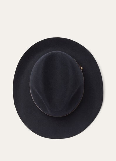 PIER HAT SILKY LEATHER BELT STRAP MY FELT