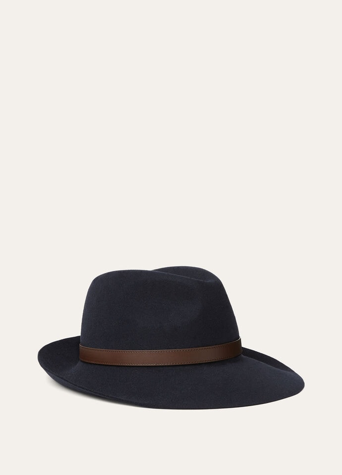 PIER HAT SILKY LEATHER BELT STRAP MY FELT_FAP1483_W18F_2