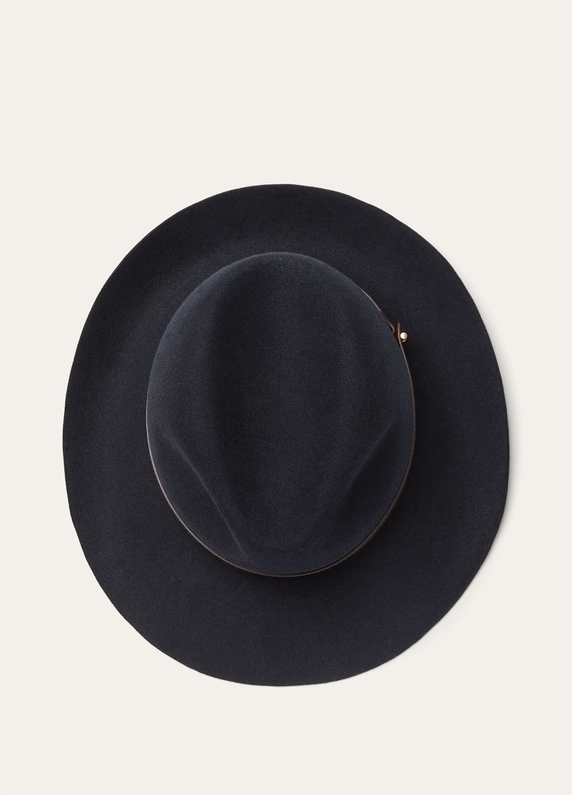 PIER HAT SILKY LEATHER BELT STRAP MY FELT