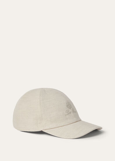 MY BASEBALL TEXTURED COTTON LINEN