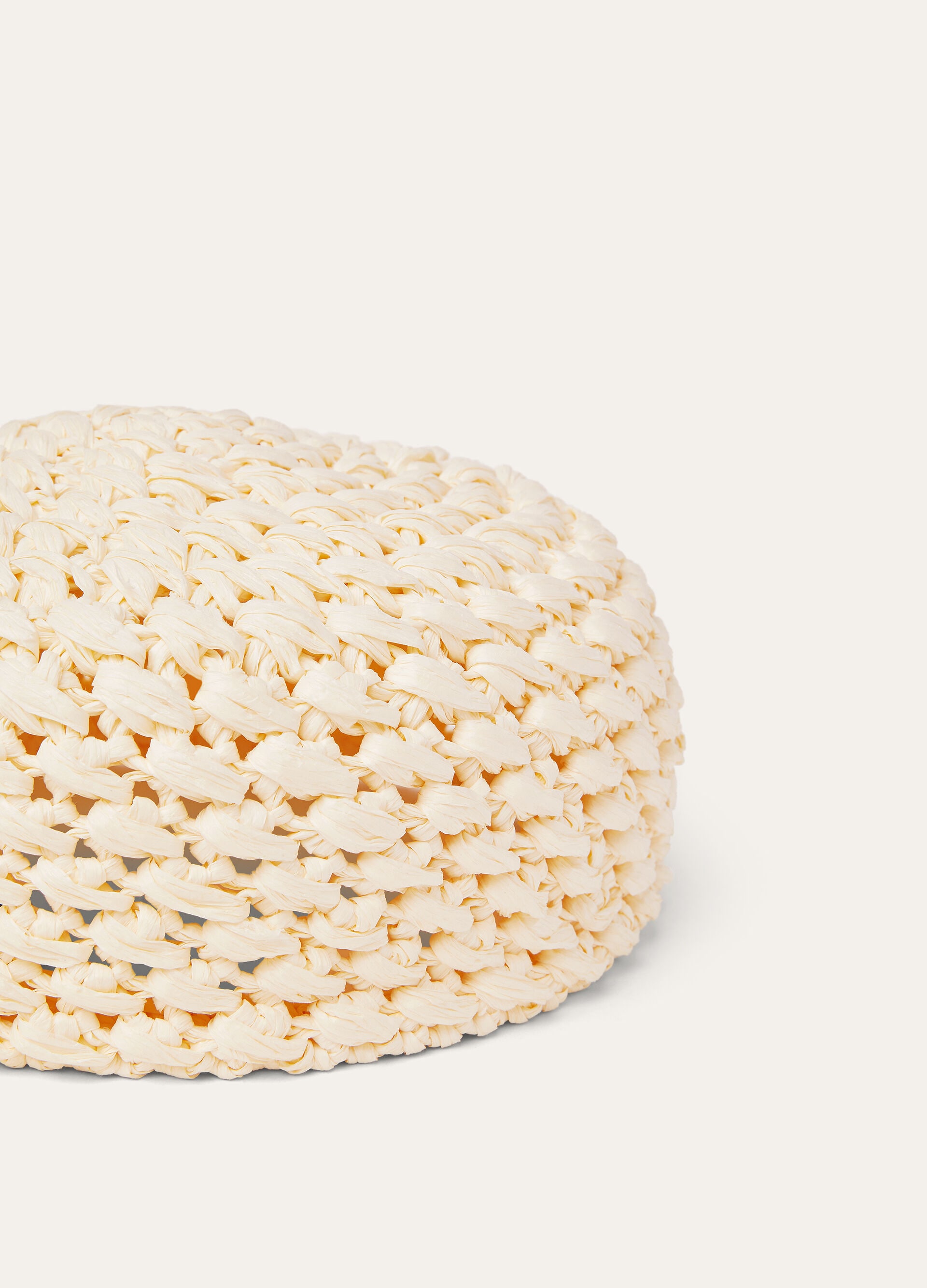 SIBILLA HAT RAFIA CROCHET