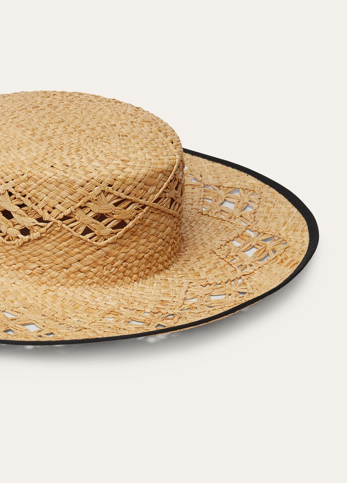 ARTEMISIA HAT ARGYLE RAFIA_FAP1545_E0EL_4