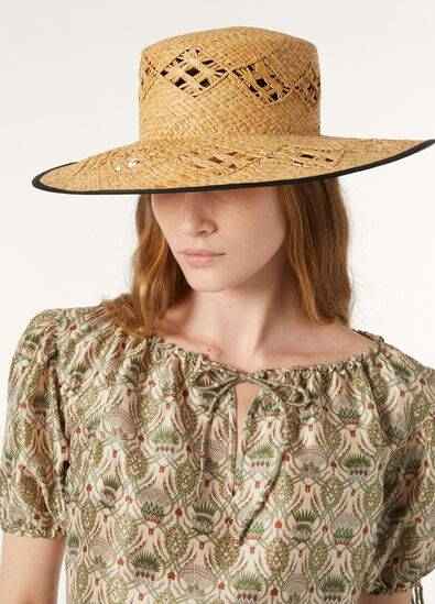 ARTEMISIA HAT ARGYLE RAFIA