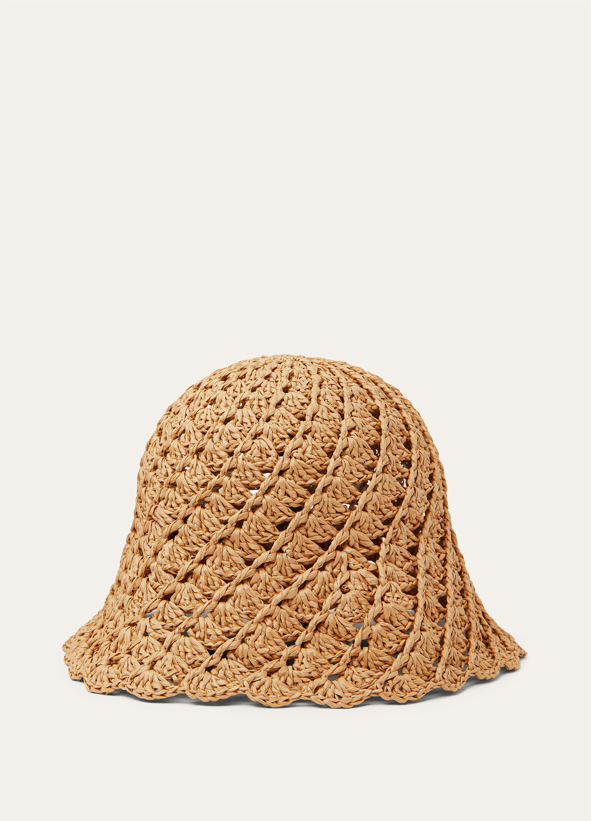 ISABELLA CLOCHE RAFIA CROCHET