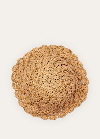 ISABELLA CLOCHE RAFIA CROCHET