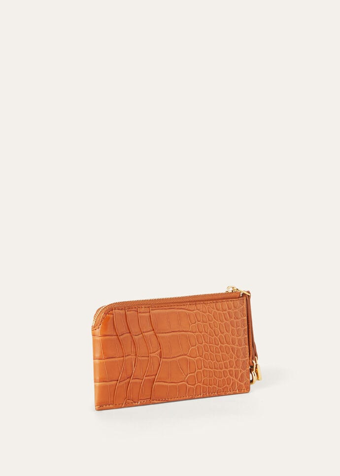 EXTRA ZIPPOUCH WTH CARDHOLDER GLAZED ALLIGATOR    _FAP1584_L0C2_NR_4