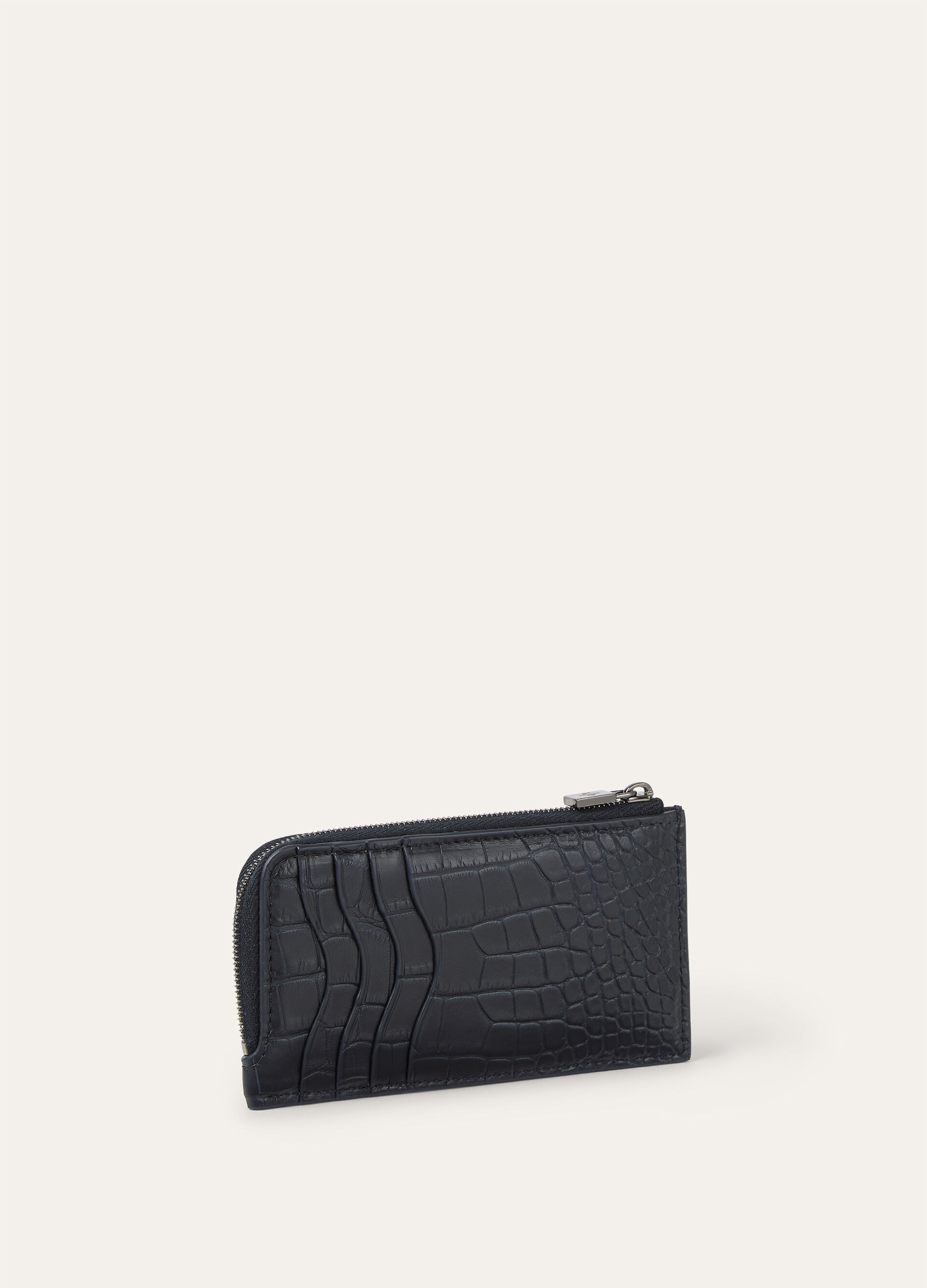 EXTRA ZIPPOUCH WTH CARDHOLDER SOFT MATT ALLIGATOR