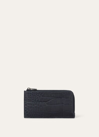 EXTRA ZIPPOUCH WTH CARDHOLDER SOFT MATT ALLIGATOR