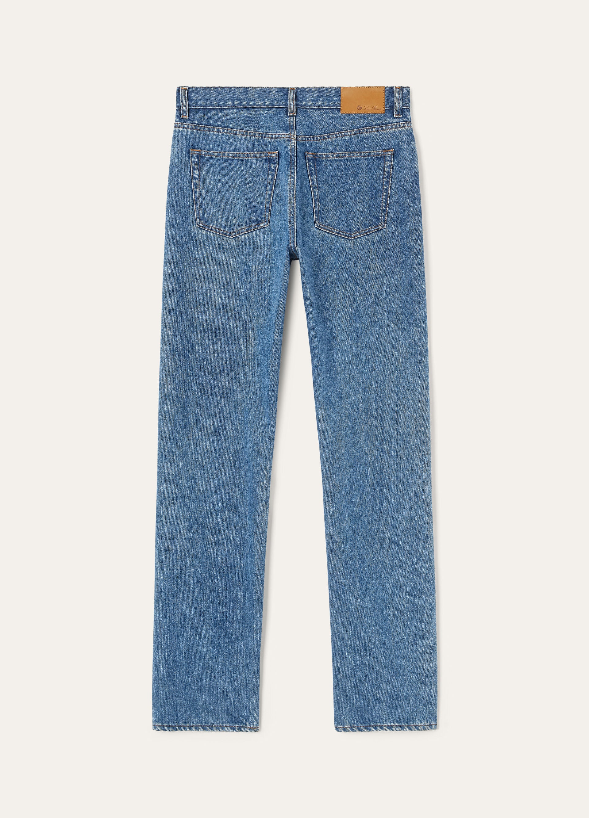 KAMEN TROUSERS WASHED CASHDENIM
