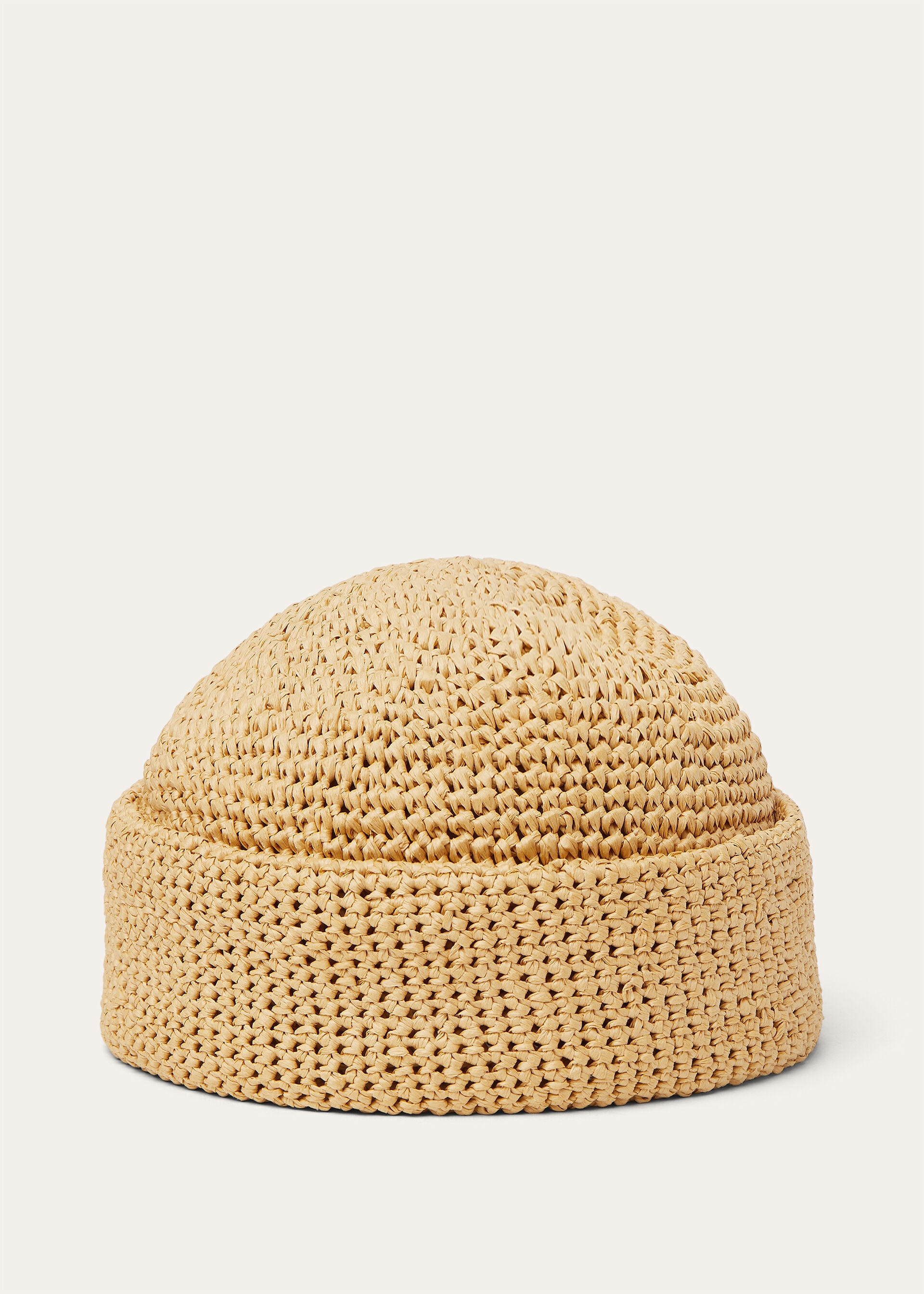 DOROTEO BEANIE RAFIA CROCHET