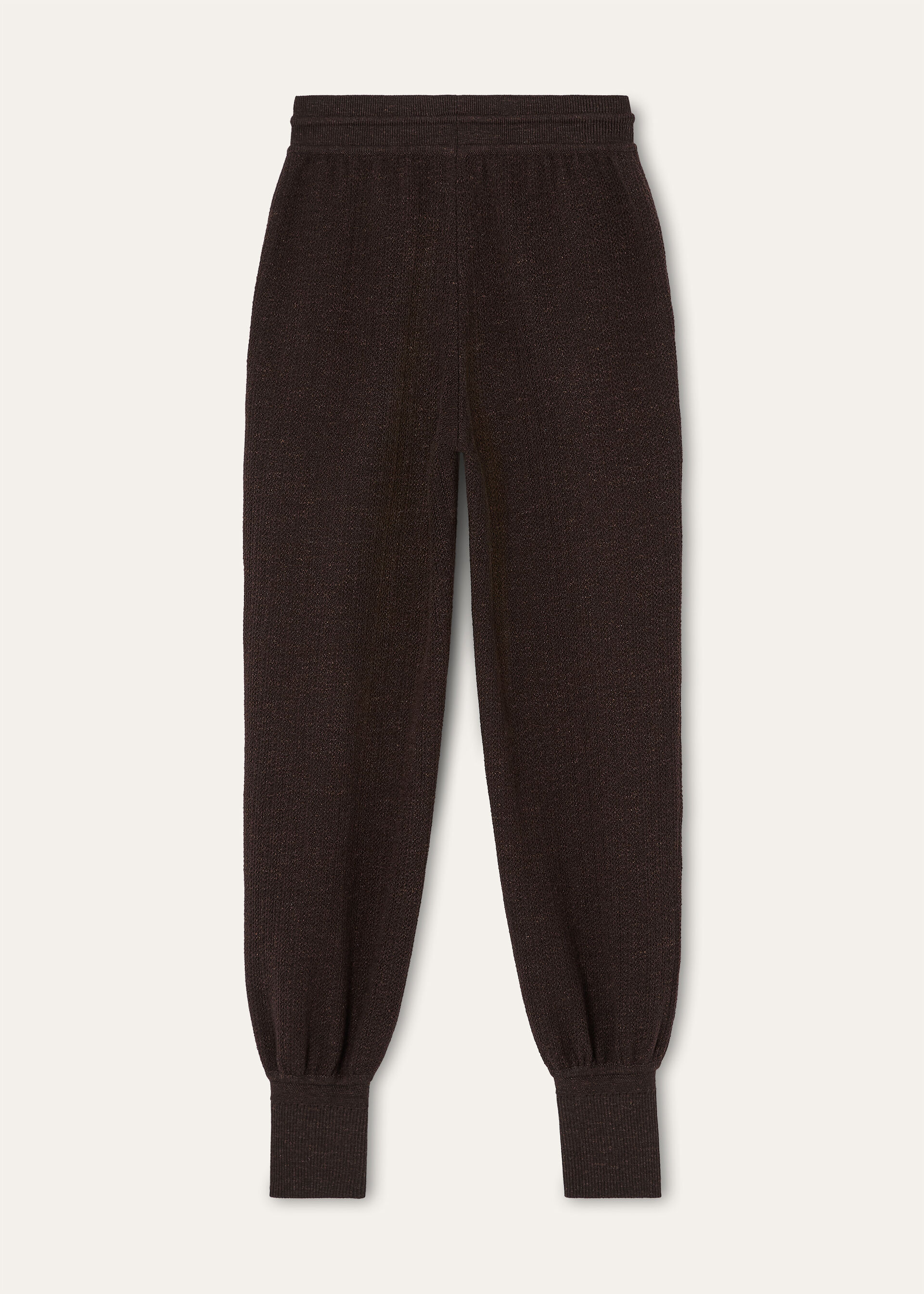 CELLINA PANTS MOULINE' WOOL LINEN SILK