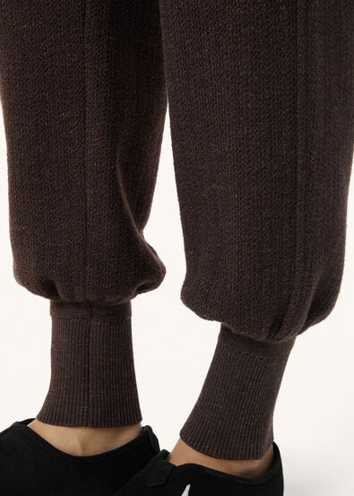 CELLINA PANTS MOULINE' WOOL LINEN SILK