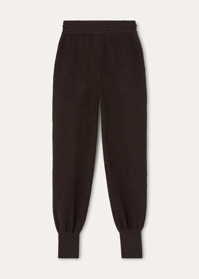 CELLINA PANTS MOULINE' WOOL LINEN SILK