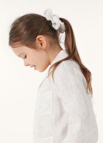 BOW SCRUNCHIE CAMPO DI LINO SUMMER