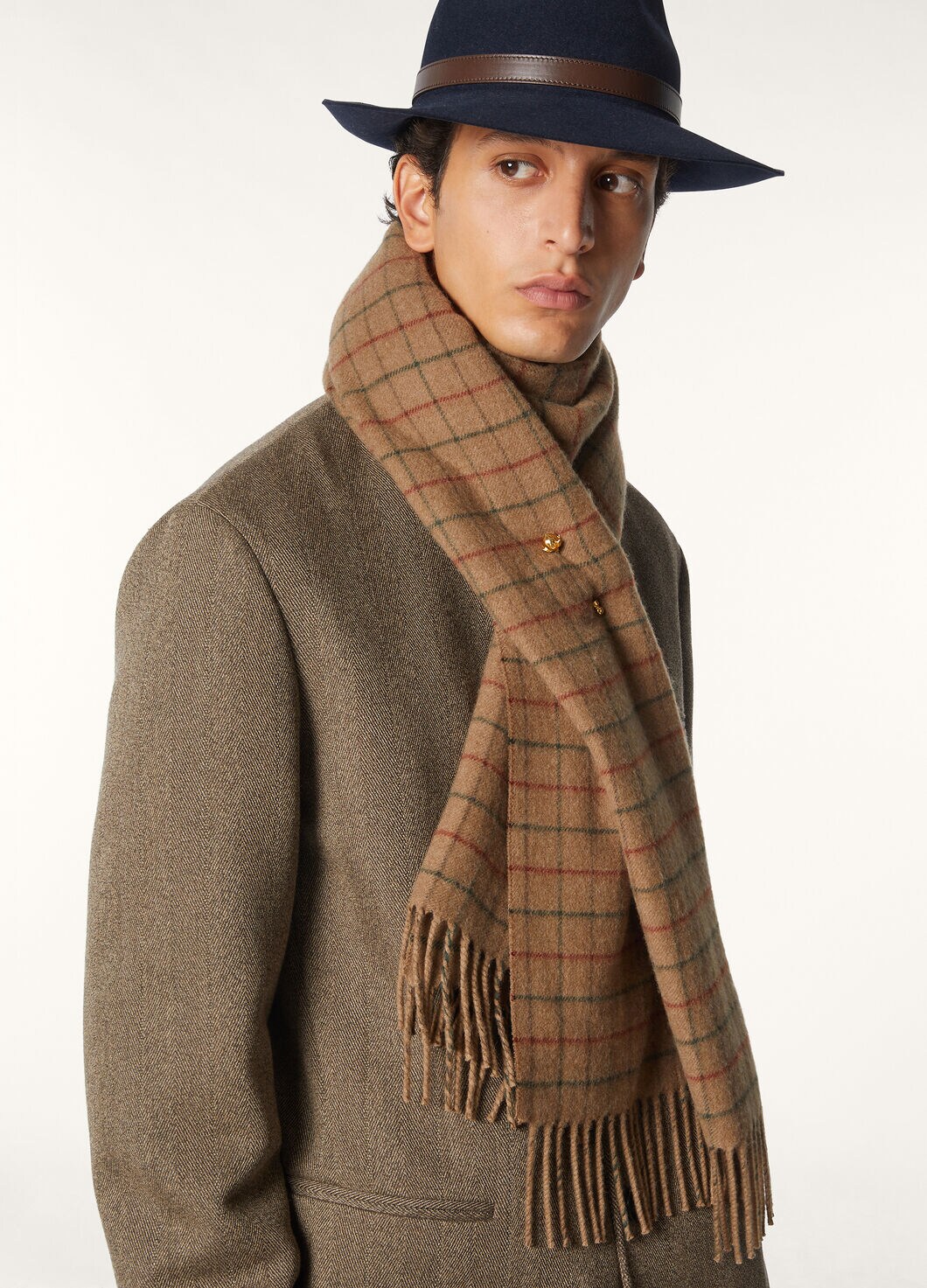 DOUBLE BELT SCARF CASH