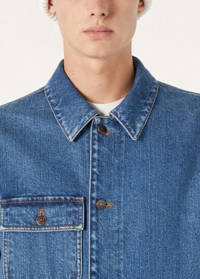 FREM JACKET WASHED CASHDENIM