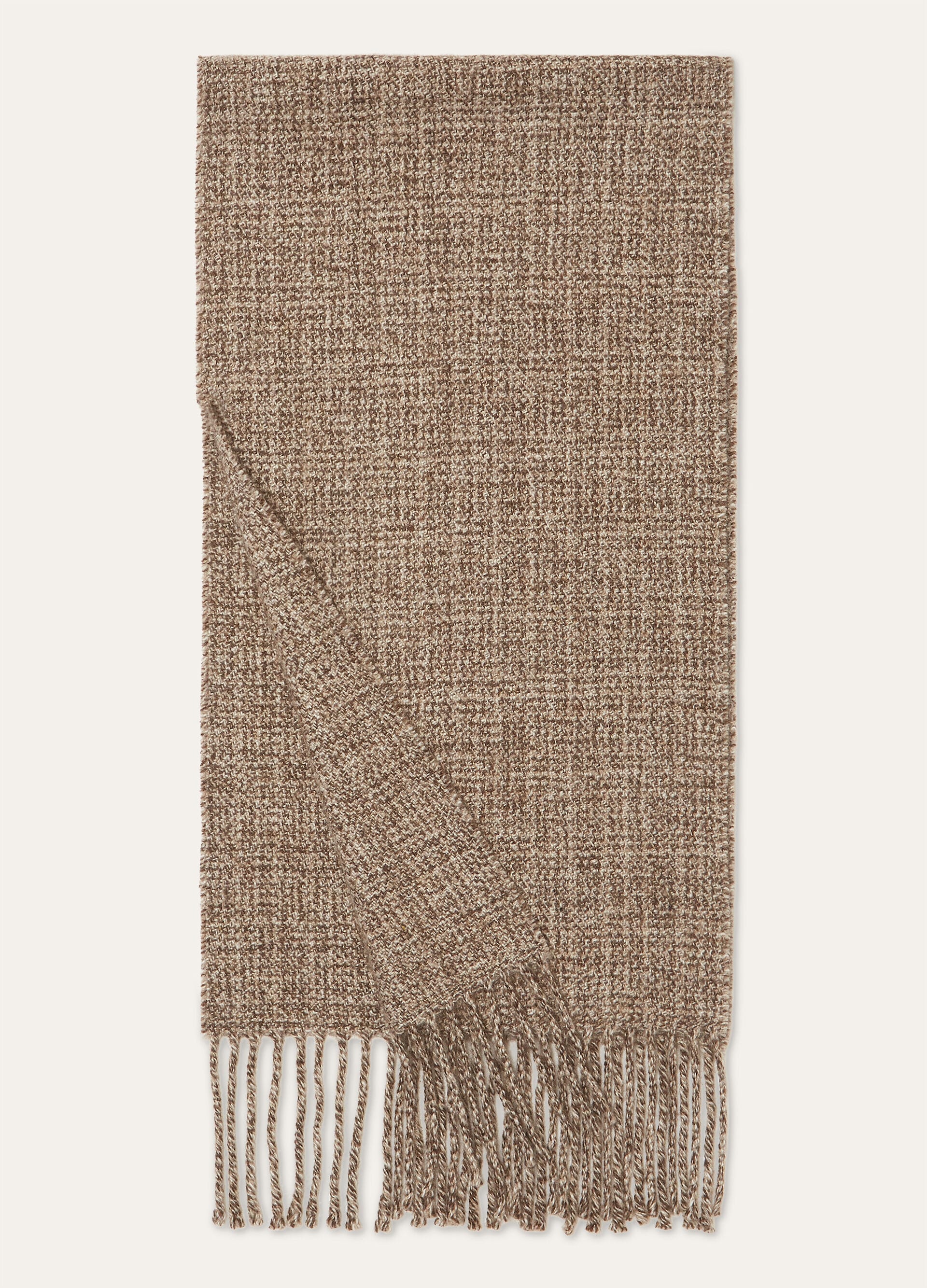 MOULINE' TWEED SCARF CASH