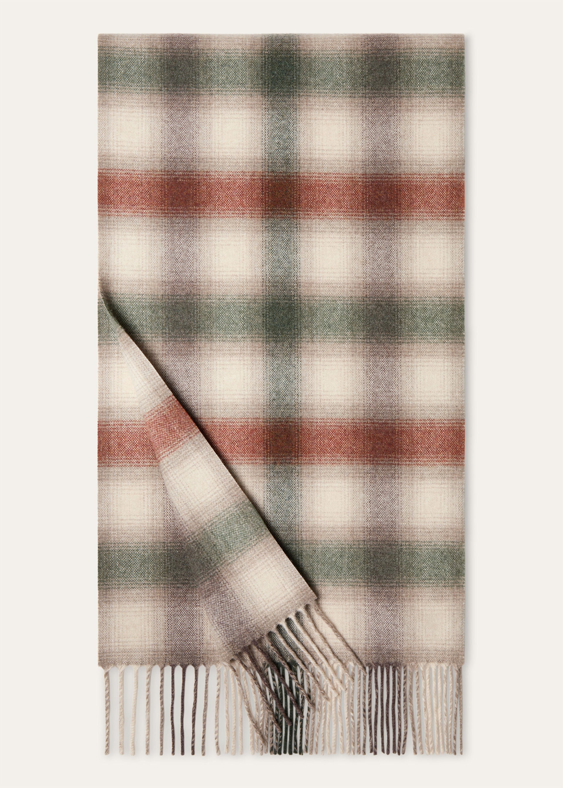 TARTAN FLANNEL SCARF WISH CASH