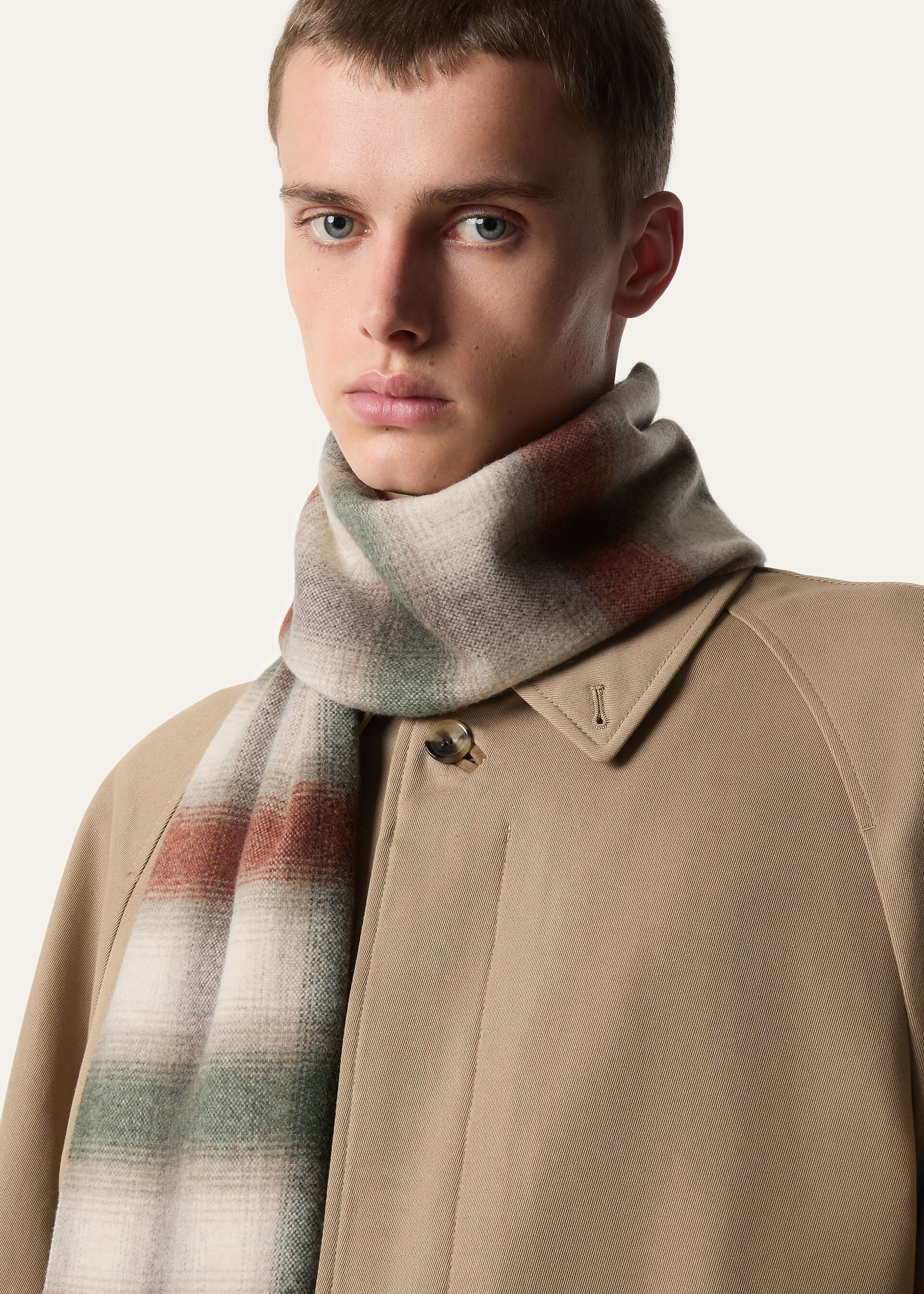 TARTAN FLANNEL SCARF WISH CASH