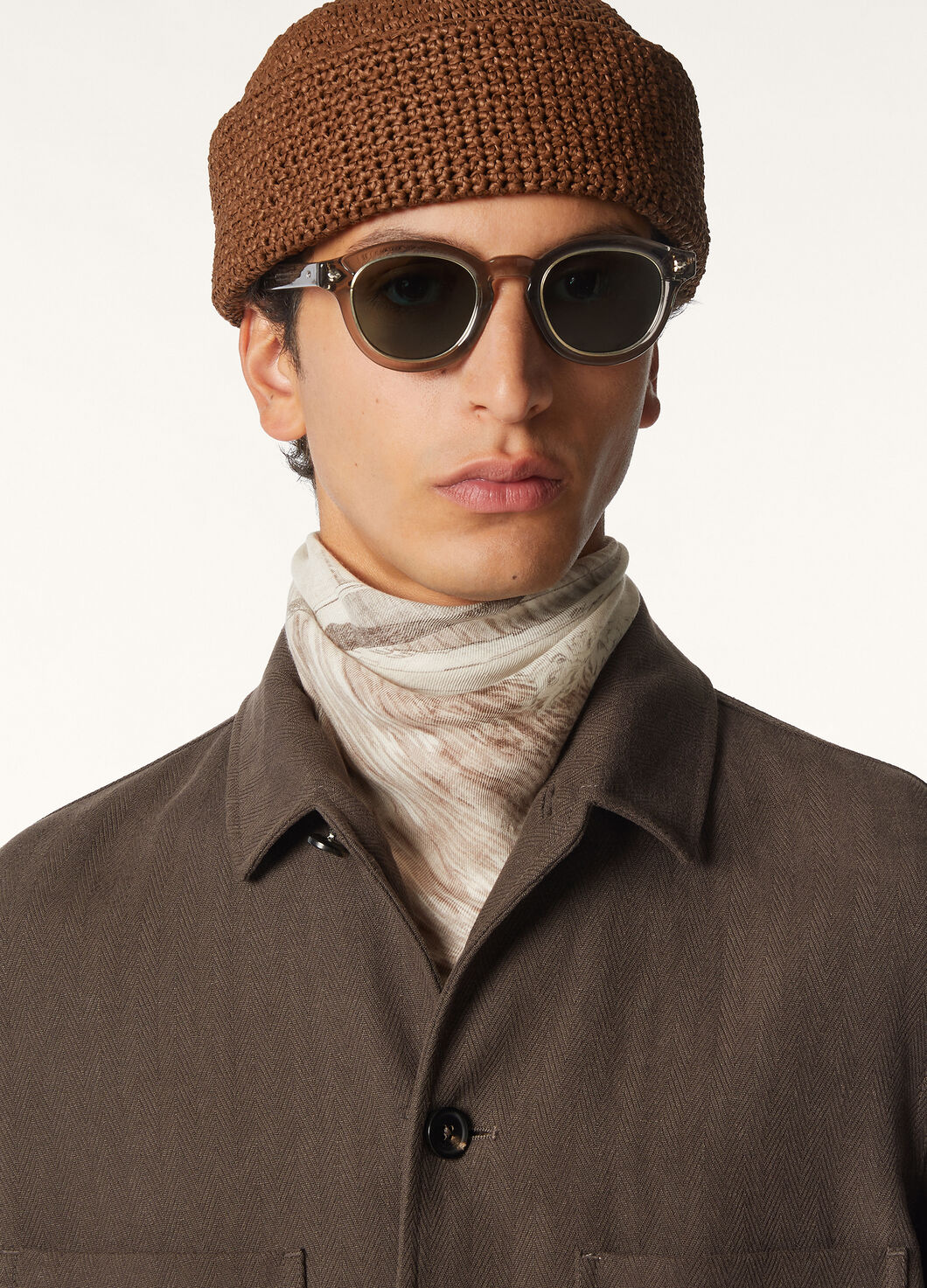 LORO PIANA STORM SYSTEM FOULARD 60 WOOL