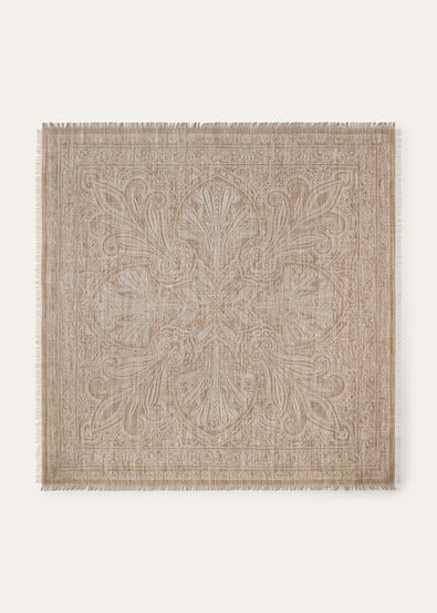 CARRE  JACQUARD CASH SETA